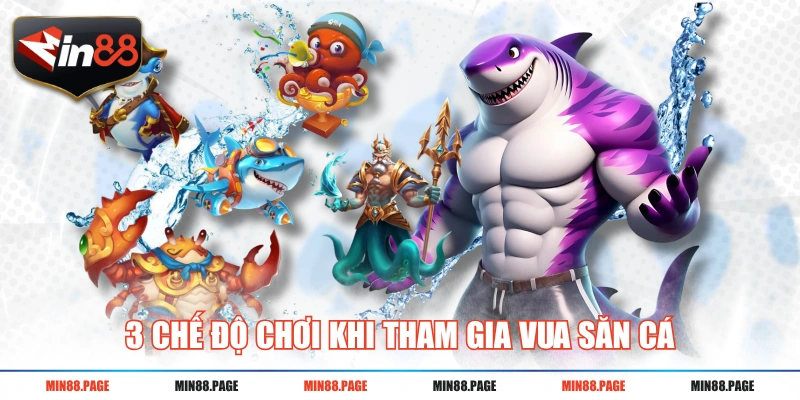 3 Chế độ chơi khi tham gia Vua Săn Cá